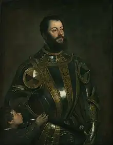 Titian, Portrait of Alfonso d’Avalos, Marchese del Vasto, 1533