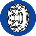 Ρ-59Snow chains compulsory