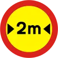 Width limit