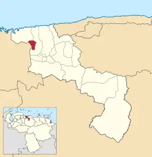 Location in Aragua
