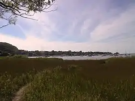 View of Fish Creek Harbor from the Hemlock Trail