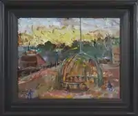 Sunrise in Södertälje by Mina Carlson-Bredberg, 1892