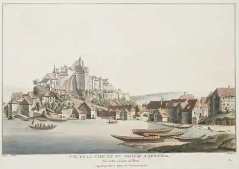 View of Aarburg, Switzerland